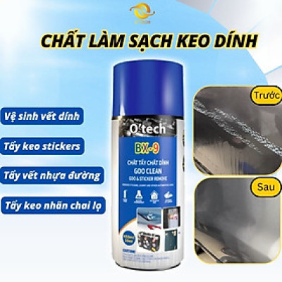 Chai xịt tẩy keo băng dính, keo dán sàn nhà , keo dán tường trang trí không hư sơn O
