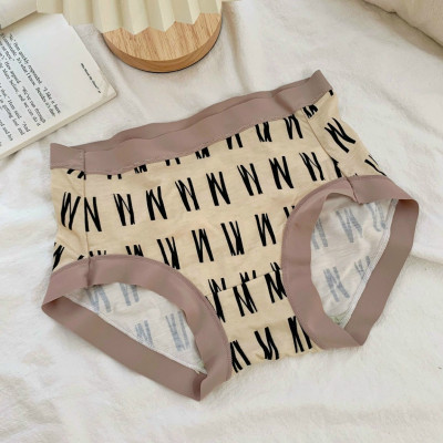 COMBO 5 QUẦN LÓT NỮ COTTON LỤA LƯNG CAO HỌA TIẾT 6196