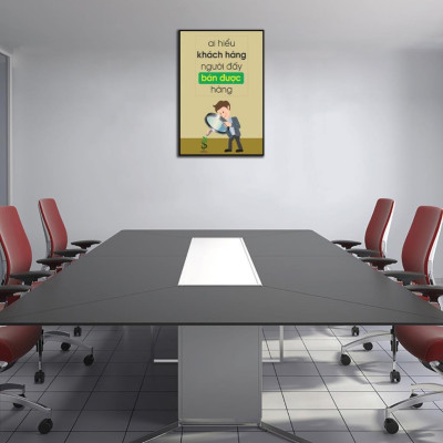 Tranh động lực treo tường, tranh văn phòng - tranh gỗ MDF treo tường