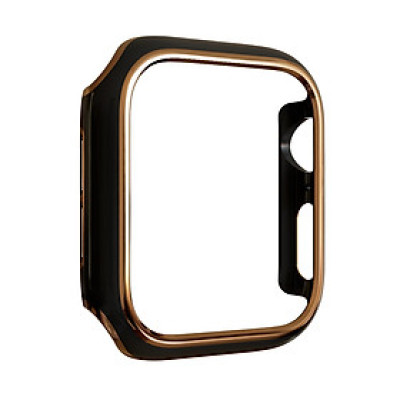 Ốp Case PC Viền Màu cho Apple Watch Series 4/5/6/SE/7/8/9/SE1,2 Size 40mm/41mm/44mm/45mm - Hàng Chính Hãng