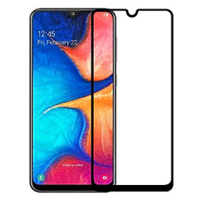Kính Cường Lực cho Samsung Galaxy A20 - Full màn hình - Màu đen - Hàng Chính Hãng