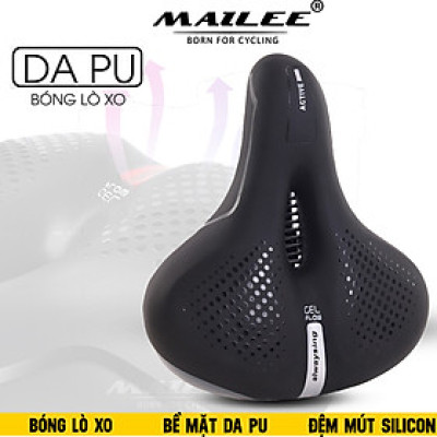 Yên BÉO xe đạp GEL-608 Da PU Thoáng Khí Êm Ái Chống Sốc Phụ Kiện Xe Đạp Thể Thao Lắp đặt dễ dàng - Mai Lee 