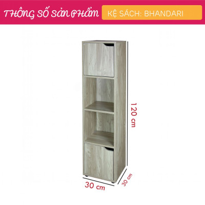 Kệ sách dùng chia ngăn đơn giản SMLIFE Bhandari