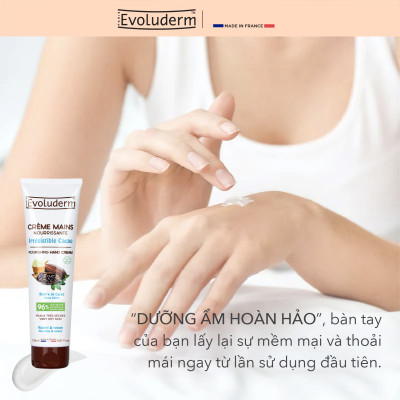 Kem dưỡng ẩm làm mềm bảo vệ da tay Evoluderm 150ml