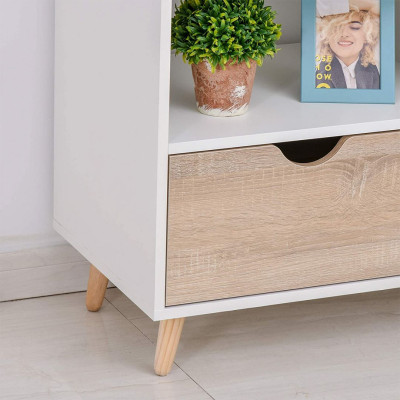Kệ gỗ tivi phòng khách SMLIFE Teito