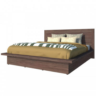 Giường ngủ cao cấp Tundo màu nâu 140cm x 200cm