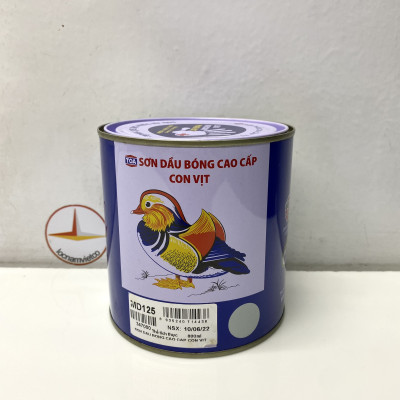 Sơn dầu cao cấp TOA Con Vịt màu xám MD 125 _ 800 ml