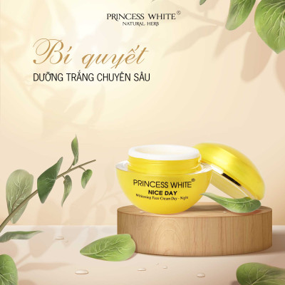 Kem dưỡng trắng da mờ thâm ngày và đêm nice day Princess White 22g