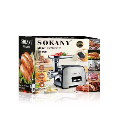 Máy xay nhồi thịt đa năng SOKANY SK-090, công suất 3200W, vừa xay thịt, vừa đùn thịt, nhồi lạp xưởng, xúc xích tại nhà - HÀNG CHÍNH HÃNG