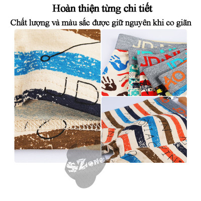 Hộp combo 5 sịp đùi boxer SQB101 BLACK