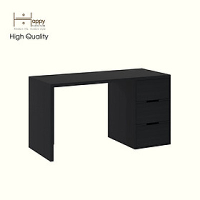 HAPPY FURNITURE ,Bàn làm việc 3 ngăn kéo - LAYLA , BAN_165 , 140cm x 59cm x 75cm DxRxC