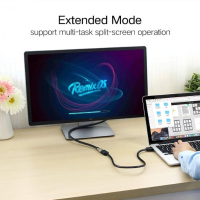 Ugreen UG10142HD107TK 2M màu Đen Cáp tín hiệu HDMI nối dài hỗ trợ 4K x 2K - HÀNG CHÍNH HÃNG