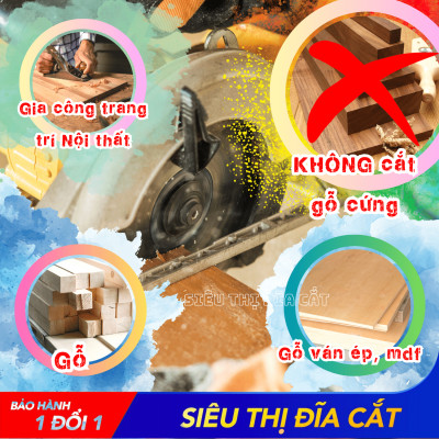 LƯỠI CƯA - LƯỠI CẮT GỖ 180-24 RĂNG KINGTOM VÀNG – CHẤT LƯỢNG VÔ ĐỊCH PHÂN KHÚC GIÁ RẺ!