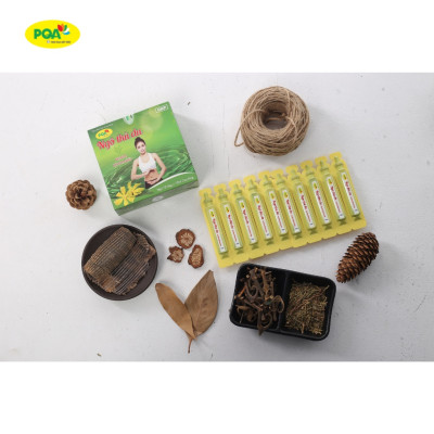 Ngô Thù Du PQA Thành Phần Thiên Nhiên Hỗ Trợ Giảm Khí Hư, Viêm Phụ Khoa Ở Phụ Nữ Hộp 10 Ống