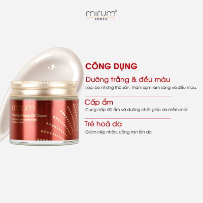 Kem dầu ngựa Mirum 70ml - Kem chống lão hóa, trắng da và giữ ẩm Mirum