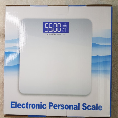 Cân sức khỏe điện tử iSCALE cân tối đa 180kg (màu ngẫu nhiên) - Cân điện tử 180kg - Hàng chính hãng