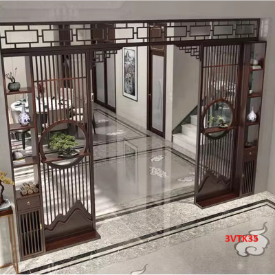 Vách ngăn phòng khách , vách ngăn phòng khách hiện đại 3VTK35 - Nội thất lắp ráp