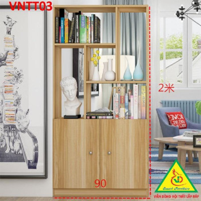 TỦ KỆ TRANG TRÍ KIÊM VÁCH NGĂN VNTT03.3 - Nội thất lắp ráp Viendong Adv