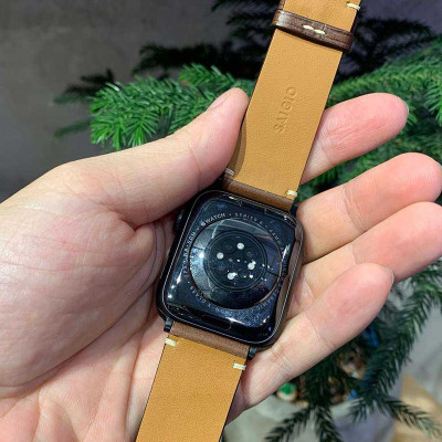 Dây Đeo Apple Watch 41mm 40mm 38mm, Chất Liệu Da Bò Cao Cấp, Phong Cách Vintage Hoài Cổ, Đơn Giản Và Tinh Tế, Tương Thích Các Phiên Bản Series 10/9/8/7/6/5/4/3/2/1/SE/SE2