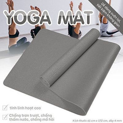 BG - Thảm Tập Yoga cao cấp TPE - 4MM  , chống trượt, thảm Tập Gym và Yoga Chuyên Nghiệp