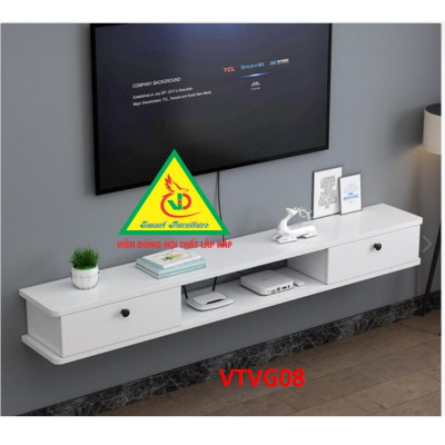 Kệ Ti Vi Treo Tường Trang Trí VTVG08 - Nội Thất Lắp Ráp