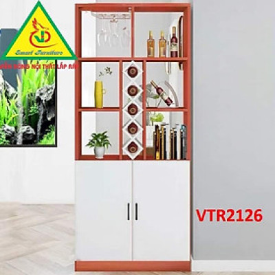 TỦ KỆ TRANG TRÍ KIÊM VÁCH NGĂN VTR2126A - Nội thất lắp ráp Viendong Adv