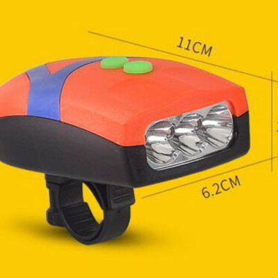 Đèn chiếu sáng có còi dành cho xe đạp - Hàng chính hãng 