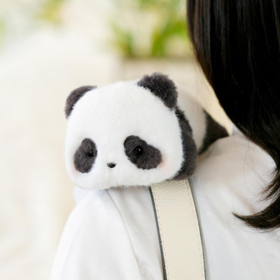 Đồ Chơi Thú Bông Panda Roll Lying Down Magnetic Shoulder - 52Toys