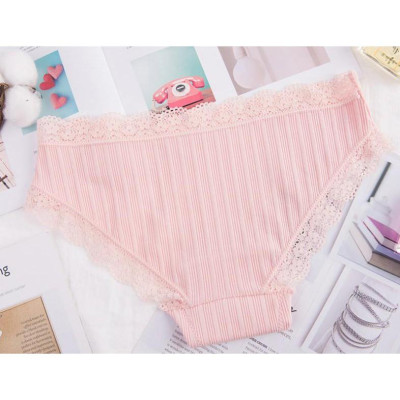 QUẦN LÓT NỮ THUN GÂN VIỀN REN 8901