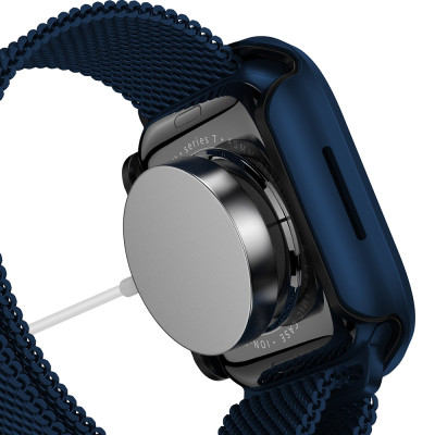 Ốp Bảo Vệ Viền Kim Loại dành cho Apple Watch Series 7 / Apple Watch Series 8 / Apple Watch Series 9 Size 41mm/45mm - Hàng Chính Hãng