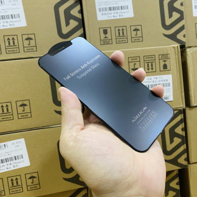 Kính Cường Lực chống vân tay Nillkin Glass FogMirror 2.5D cho Iphone 12/12 Pro (6.1) - 12 Pro Max (6.7) - Hàng Chính Hãng
