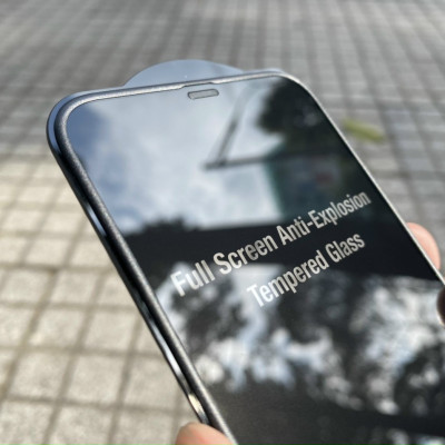 Kính Cường Lực Nillkin PC viền nổi chống trầy và chống va đập cạnh cho Iphone 12/12 Pro (6.1) - 12 Pro Max (6.7) - Hàng Chính Hãng