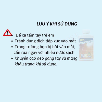Làm Sạch Sàn Gạch, Thiết Bị Men Sứ - Super Clean S90 Tẩy Xi Măng, Vôi Vữa Trên Bề Mặt Sàn Gạch Loại Bỏ Rong Rêu Hiệu Quả