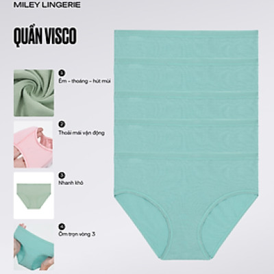 Combo 5 Quần Lót Flexi Stretch Chất Liệu Bamboo Visco - Miley Lingerie