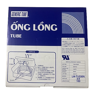 Ống lồng Generic Tube  LM-TU336N (3.6mm, 100m/cái) - Hàng Chính Hãng - Max - Nhật Bản