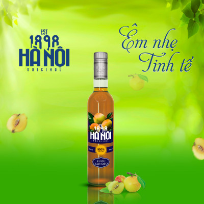 Rượu Táo Mèo Liquor HALICO nồng độ 30%v chai 500ml không kèm hộp