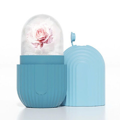 Máy Massage Mặt Làm Đẹp Da Lạnh ICE Giúp Nâng Cơ Mặt, Rửa Sạch Sâu, Tăng Cường Hấp Thụ Tinh Chất Dưỡng Da Kèm Massage Mắt Loại Quầng Thâm 