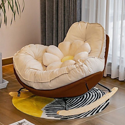 Ghế đu nằm ngủ, đọc sách đơn phong cách châu Âu Tundo dành cho bán công, phòng khách, phòng ngủ thoải mái