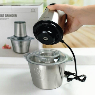 Máy Xay Thịt Cối Inox Lock&Lock EJM172 (2 lít) Hàng Chính Hãng