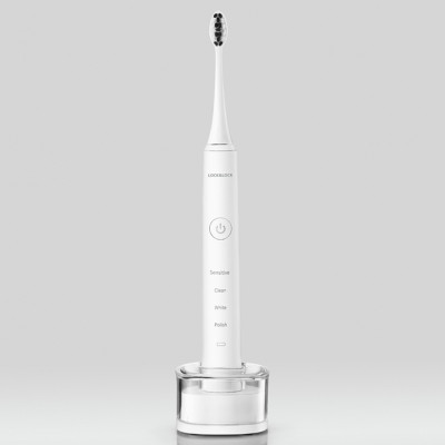 Bàn Chải Đánh Răng Điện Locknlock Màu trắng ENR346WHT - Hàng chính hãng, DC3.7V, Trọng Lượng 235g, Sạc Không Dây - JoyMall