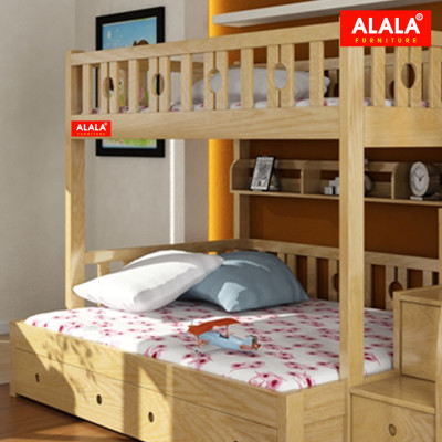 Giường tầng trẻ Em ALALA104 (Trên 1m2, dưới 1m4) - Thương hiệu ALALA