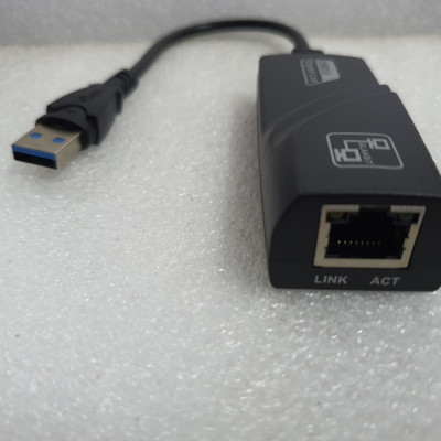 Cáp Chuyển USB 3.0 To Lan 10/100/1000 Mbps Gigabit - Cáp USB to LAN 3.0 Gigabit - Hàng chính hãng