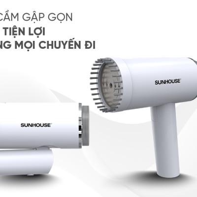 Bàn là hơi nước cầm tay Sunhouse SHD2176 (1000W)- Hàng chính hãng