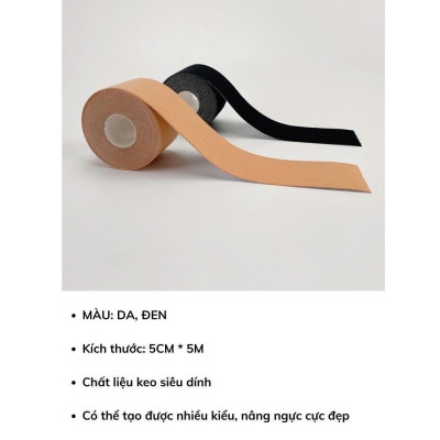 Cuộn Dán Ngực Miếng Dán Nâng Ngực Tạo Được Nhiều Kiểu Nâng Ngực Đa Năng Màu Da