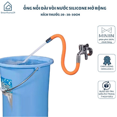 Ống Nối Dài Vòi Nước Silicone Mở Rộng – Ống Nước Linh Hoạt, Dễ Dàng Sử Dụng, Bền Bỉ - HÀNG CHÍNH HÃNG MINIIN
