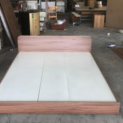 Giường ngủ gỗ đơn giản Juno Sofa hiện đại 