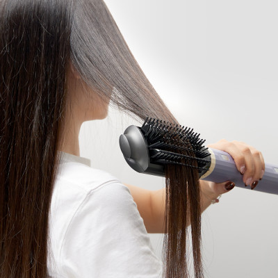 Máy Sấy Tạo Kiểu Tóc Ion Âm LocknLock ENA526GRY 1000-1200W, Hàng Chính Hãng, 4 Đầu Phụ Kiện - JoyMall