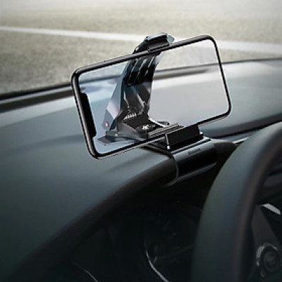 Giá đỡ điện thoại dạng kẹp hiệu Baseus Mouth Car Mount dùng trên xe hơi, ô tô cho iPhone, Samsung, Oppo, Xiaomi, Huawei, Nokia  (chế độ xoay 360 độ, cực kỳ chắn chắn, vật liệu cao cấp) - Hàng nhập khẩu