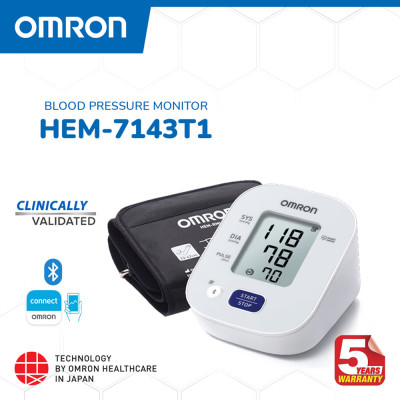 Máy Đo Huyết Áp Điện Tử Omron HEM-7143T1 Hàng Chính Hãng Tặng Kèm Adapter Thường