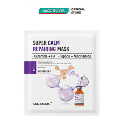 Mặt Nạ Sur.Medic+ Phục Hồi - Làm Dịu Cấp Tốc Super Calm Repairing Mask 28g